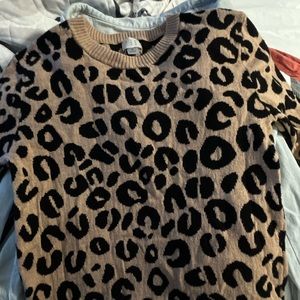 Leopard Print Sweater